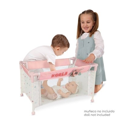 KOALA, Cuna de Viaje - para Muñecas de Hasta 46 cm De Cuevas