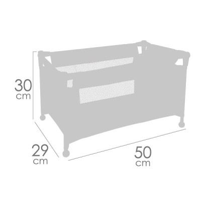 KOALA, Cuna de Viaje - para Muñecas de Hasta 46 cm De Cuevas