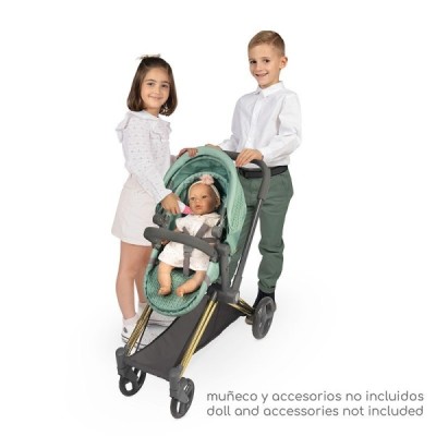 CAPRICCIO, Coche de Muñecas 3x1 Plegable De Cuevas
