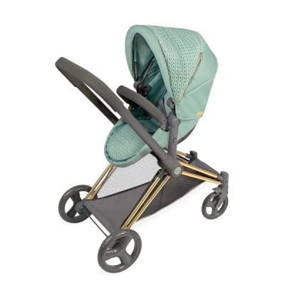 CAPRICCIO, Coche de Muñecas 3x1 Plegable De Cuevas