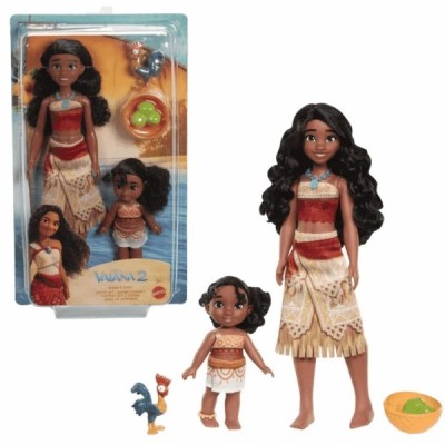 Disney Muñeca Vaiana 2, Pack 2 Muñecas