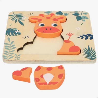 WOOMAX ZOOKABEE-PUZZLE 3D MADERA ANIMAL SELVA