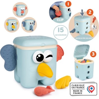 LITTLE SMOBY CUBO KABOOM Encajable, 15 Piezas