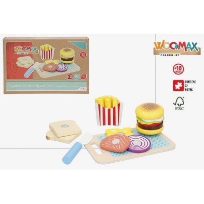 WOOMAX-SET HAMBURGUESA & SANDWICH