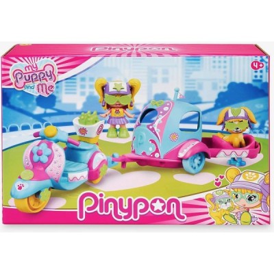 Pinypon Mi Cachorro y Yo, Moto con remolque