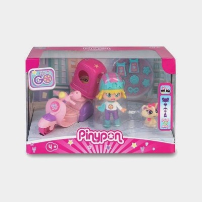 Pinypon Let's Go!  Moto con Mascota