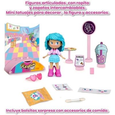 Pinypon TOP Foodie Girl Té de Burbujas