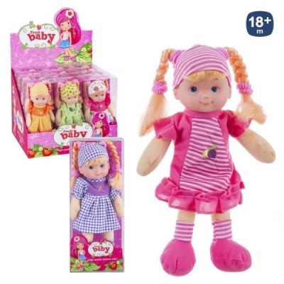 MUÑECA CUERPO BLANDO FRUIT 26 CM