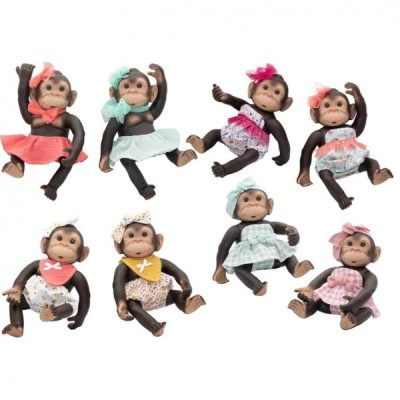 BEBE MONO 25CM EN EXPOSITOR