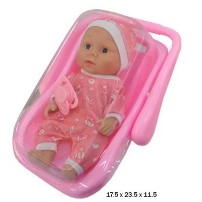 PORTABEBE C/ MUÑECO 3 SURTIDOS