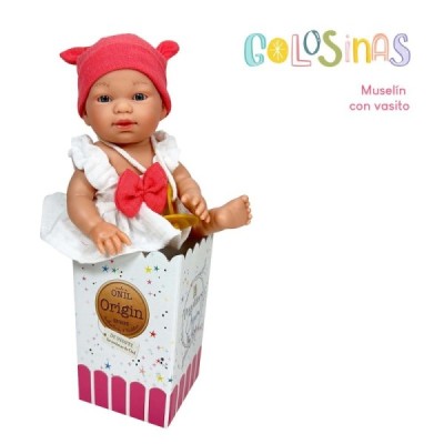 GOLOSINAS MUSELÍN CON VASITO 26CM