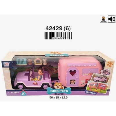 MUÑECA VEHICULO ROULOTTE