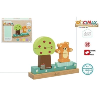 WOOMAX CIRCUS-JUEGO BLOCKS DE MADERA BOSQUE