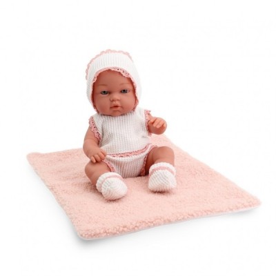 BEBÉ 30CM CONJUNTO DE ENCAJE  ROSA