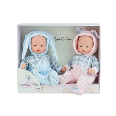 Muñeca PITUS MELLIZOS BABY ANIMALS ESTUCHE