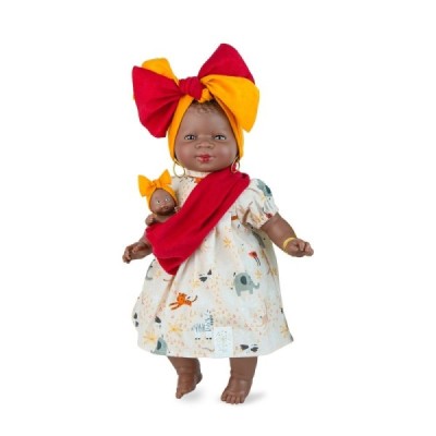 Muñeca KENIA JUNGLE 45 cm. BOLSA