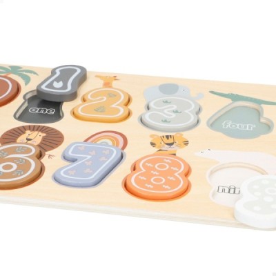WOOMAX-PUZZLE NUMEROS MADERA