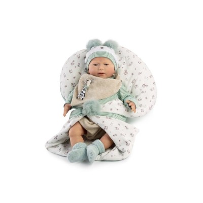 REBORN SILICONA BELEN CAMISETA VERDE RAYAS