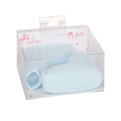 SET CALCETINES AZUL ( MUÑECOS 40-45 CM)