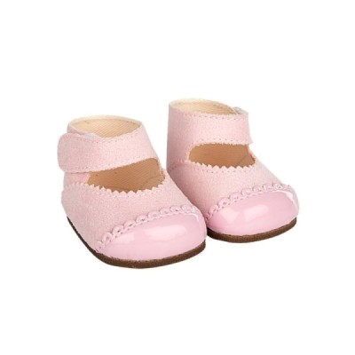 SET ZAPATOS ROSA PARA MUÑECOS DE 45 CM