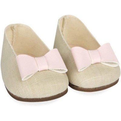 SET ZAPATOS BEIGE PARA MUÑECOS DE 45 CM