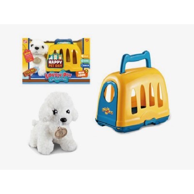 PERRITO CON TRANSPORTIN