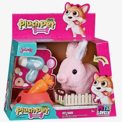 MASCOTA CONEJO ANDADOR 20 CM- 3 Modelos