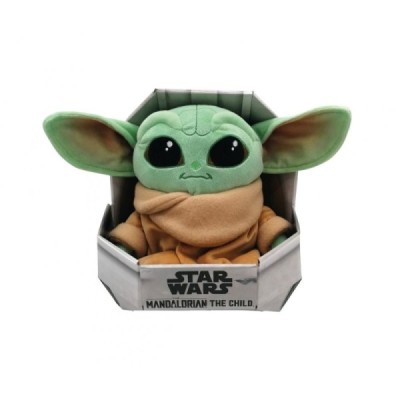 The Mandalorian Baby Yoda en caja/cuna 25 cm