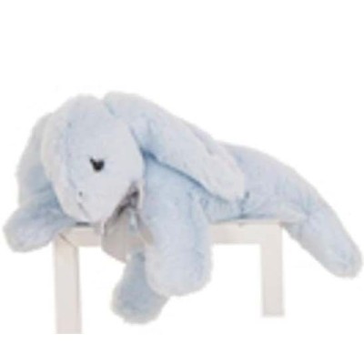 Peluche Conejo Suave Acostado 30 cm Azul