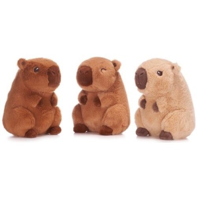 Peluche CAPIBARA 22CM 3 COLORES