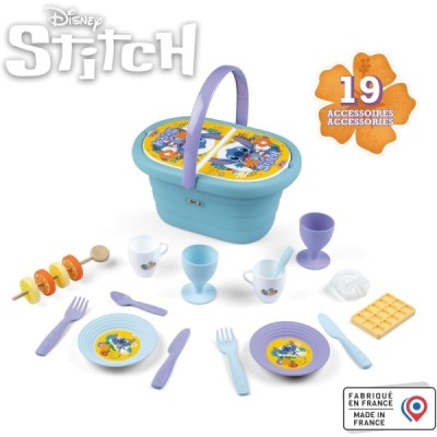 Smoby Cesta de Picnic Stitch - 19 Accesorios