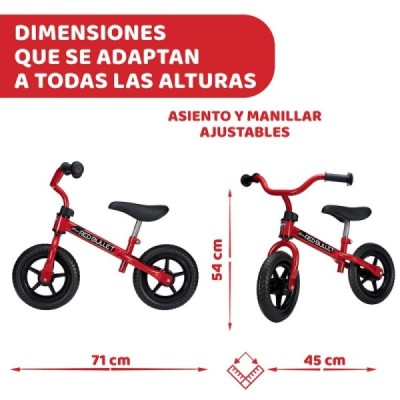 BICICLETA DE APRENDIZAJE SIN PEDALES, RED BULLET