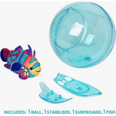 ZHU ZHU ACUARIO BUBBLE BALL & SURFBOARD