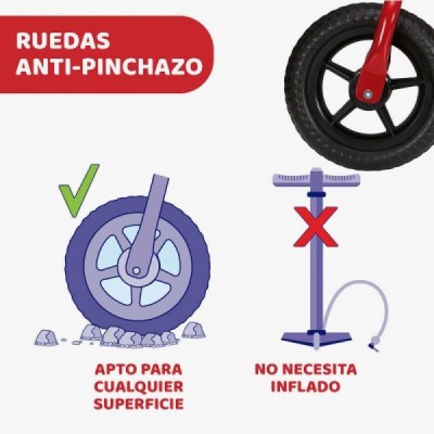 BICICLETA DE APRENDIZAJE SIN PEDALES, RED BULLET