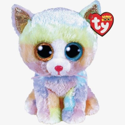 Ty Beanie Boo,  HEATHER-CAT 15CM