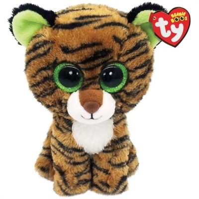 Ty Beanie Boo,  TIGGY MARRÓN TIGRE 15CM