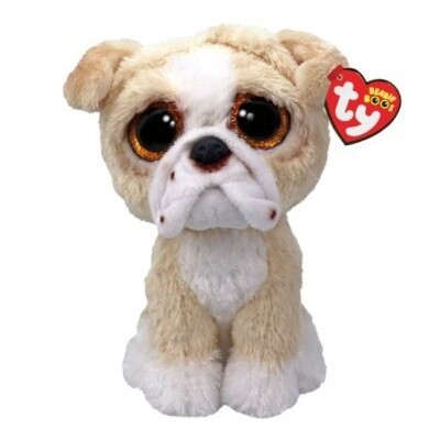 Ty B.BOO Perro BULL DOG POOCH 15CM
