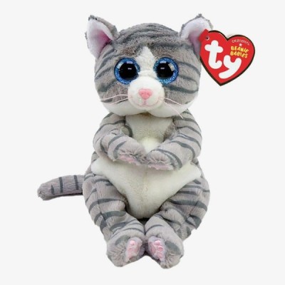 Ty B.BELLIES, Gato Gris MITZI 15CM