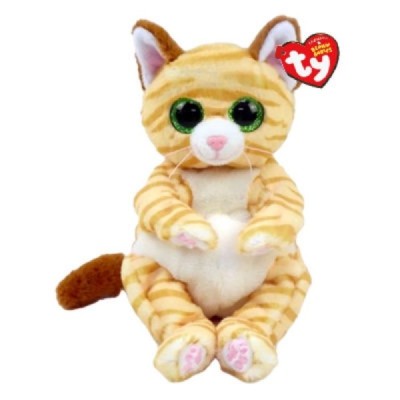 Ty B.BELLIES, Gato Anaranjado MANGO 15CM