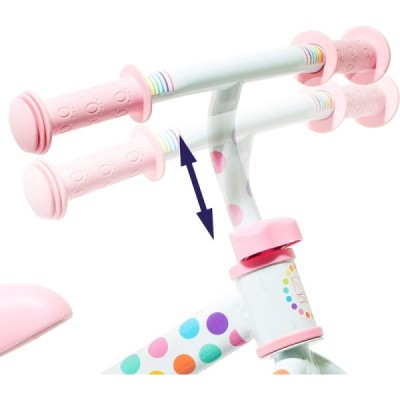 Bicicleta sin pedales rosa (SIN CASCO)