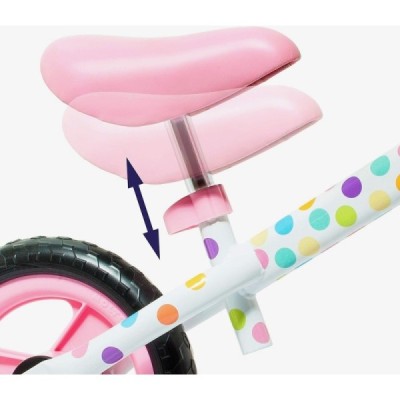 Bicicleta sin pedales rosa (SIN CASCO)