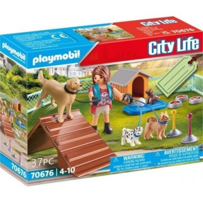 Playmobil 70676, Set de regalo entrenadora de perros