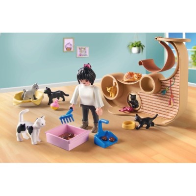 Playmobil 71744, Cafetería para gatos